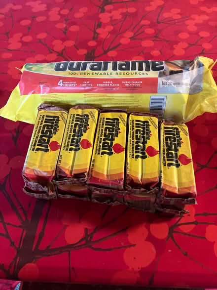 Photo of free Duraflame fire starters and log (Bensenville) #1