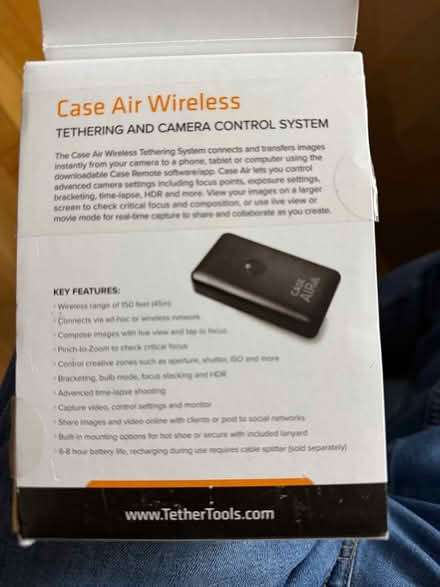Photo of free Case Air wireless camera tether (Chelmsford, MA) #3