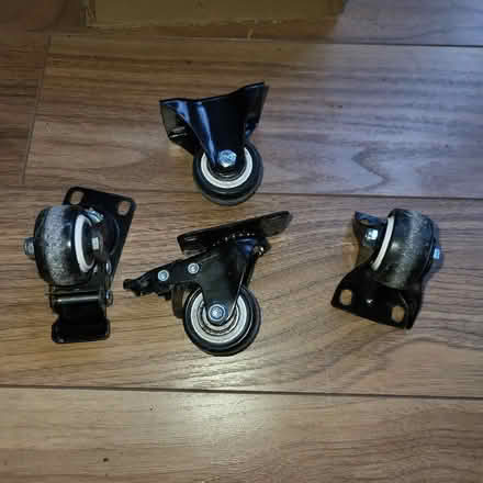 Photo of free Set 4 castors (Oaklands nr Welwyn AL6) #1