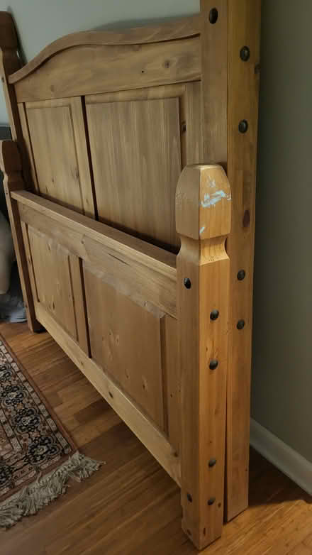 Photo of free Solid Wood Headboard Queen bed (Northbrook) #4