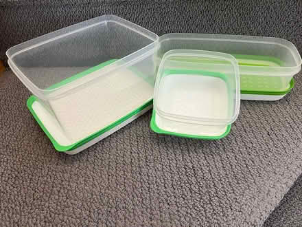 Photo of free Refrigerator food storage tubs (Walden - North Porter Square) #1