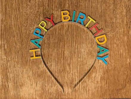 Photo of free Happy birthday headband (Temple Cowley OX4) #1