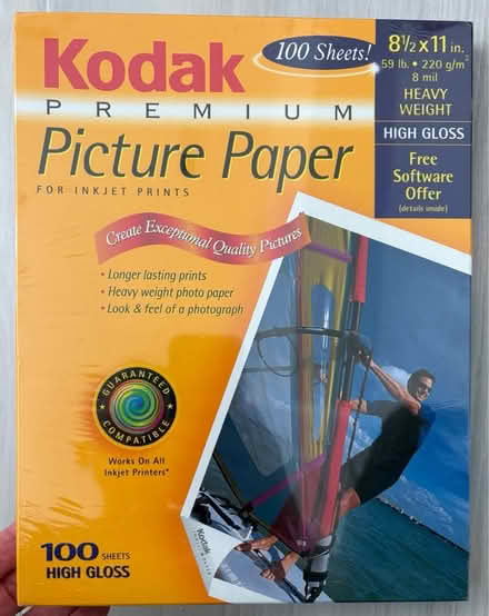 Photo of free Inkjet Photo Paper 8-1/2x11 (Semple Farm Rd + Bellgrade Dr) #1