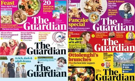 Photo of Guardian/Observer printed newspapers (Aug/Sep 2025) (Hotwells BS8) #1