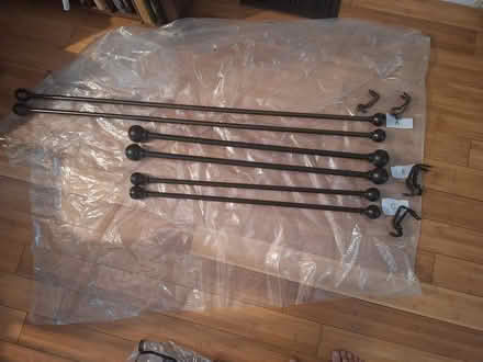 Photo of free Metal Curtain Rods (SR, Bret Harte, near Jackson's) #1