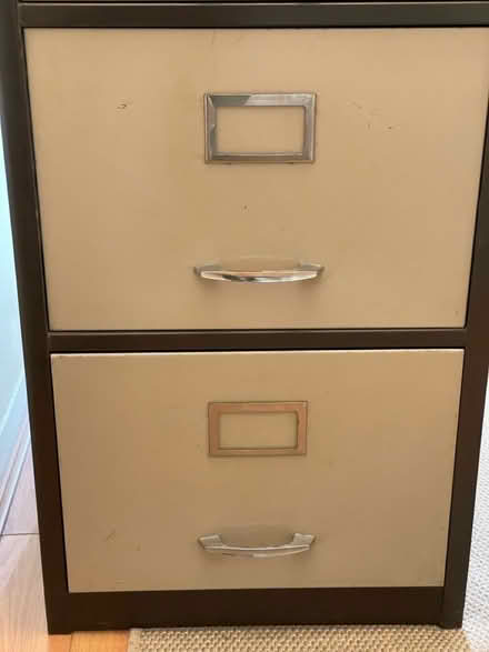 Photo of free Retro Metal Filing Cabinet (Rochester) #4