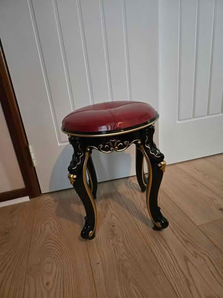 Photo of free Storage shelf unit and stool (ML10 6NW) #1
