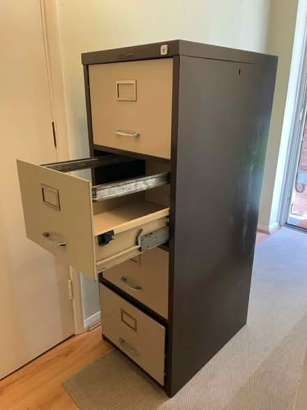 Photo of free Retro Metal Filing Cabinet (Rochester) #2