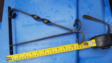 Photo of free 4 Black hanging basket brackets (IP3) #2