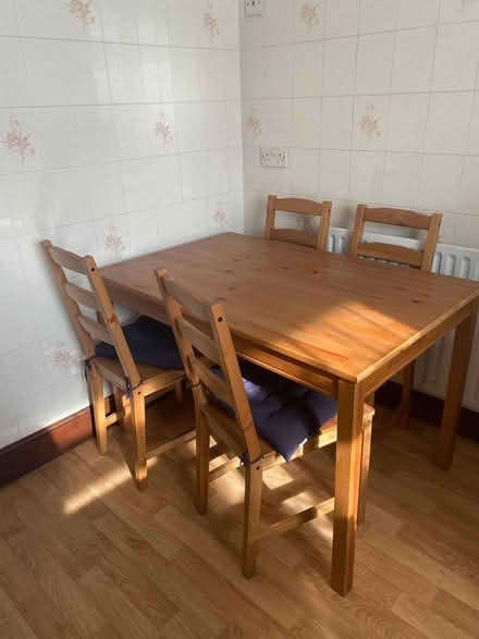 Photo of free Table and 4 chairs (Queens Park W9) #1