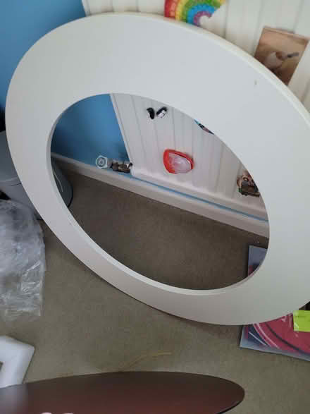 Photo of free Circular mirror plus frame for repair or upcycling (Shippon OX13) #1