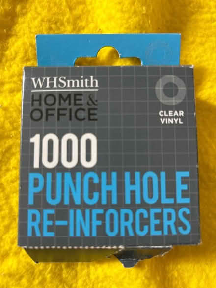 Photo of free Hole reinforcers (Chiswick W4 near High Road) #1