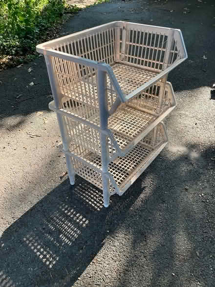 Photo of free Stackable Baskets (Flower and Wayne Aves., SS) #1
