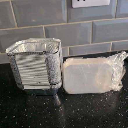 Photo of free 45 small foil trays and lids (Clive Vale TN35) #1