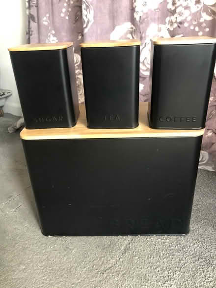 Photo of free Bread bin sugar/tea and coffee set (Headley KT18 6) #1