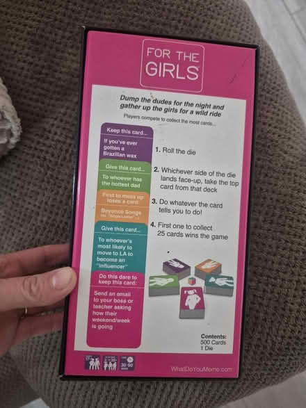 Photo of free For The Girls Adult Party Game (Abington) #2