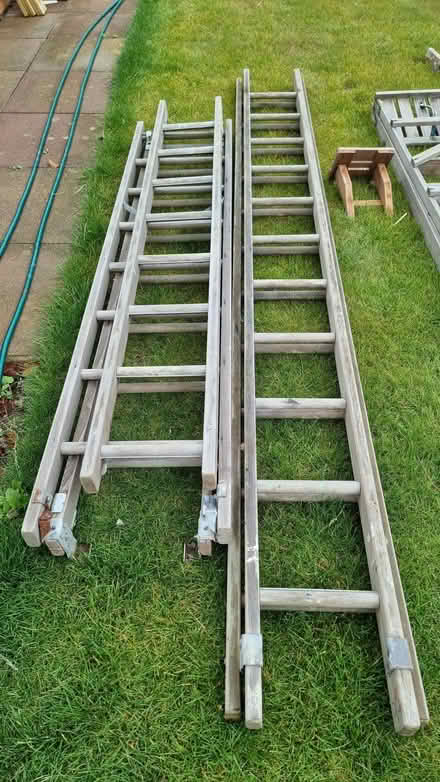 Photo of free Wooden Ladders (Marston Jabbett CV11) #2