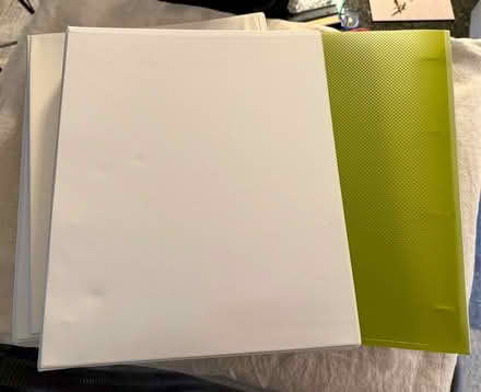 Photo of free 7 A4 document binders for storing documents or paperwork (Hotwells BS8) #1
