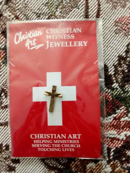 Photo of free Cross with dove tie pin (Tonbridge) #1