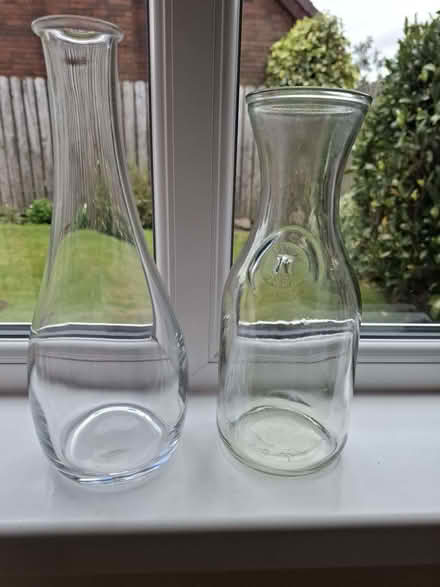 Photo of free 2 x GLASS JARS (Ballyhenry BT36) #1