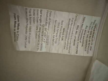 Photo of free Queen Foam Matress (Nonantum, Newton, MA) #2
