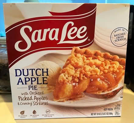 Photo of free Frozen Sarah Lee Dutch Apple Pie (Santa Clara) #1