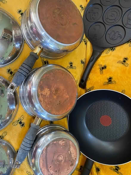 Photo of free Saucepans, wok and pancake pan (Ford, near Colerne) #3