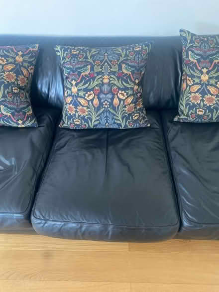 Photo of free 4seater Dansk leather sofa (SS17 horndon on the hill) #3