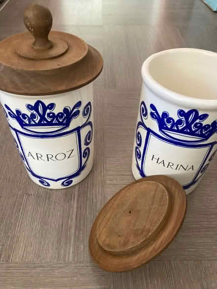 Photo of free Spanish rice and flour jars (Gosport PO12) #1