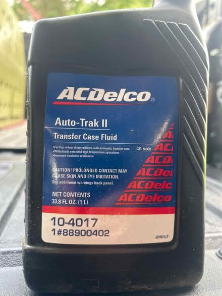 Photo of free Transfer Case Fluid (Highlands Ranch) #1
