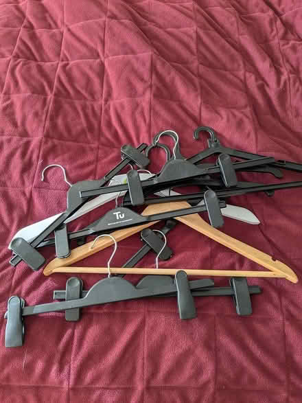 Photo of free Assorted clothes hangers (Newcastle Under Lyme) #1