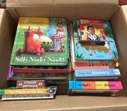 Photo of free 1 x Box of Baby Board Books (Hemel Hempstead, HP2 area) #1