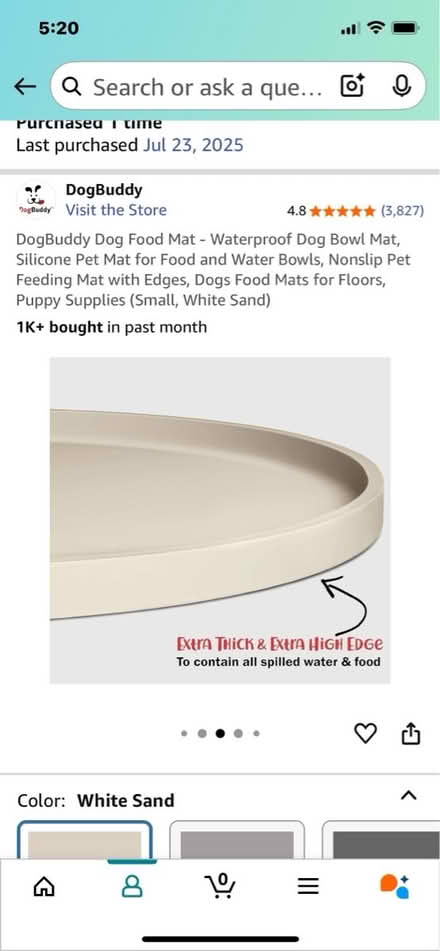 Photo of free Pet food mat (3 Miami Gardens Road 33023) #3