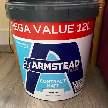 Photo of free 12L Contract Matt White Paint (AB12) #1