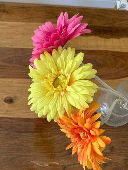 Photo of free 3 fake flowers (W12) #1