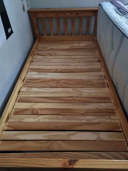 Photo of free child's pine bedframe (BT4) #1