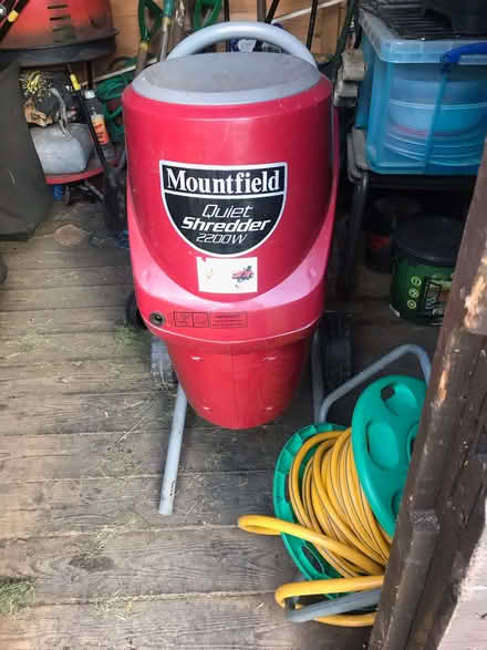 Photo of free electric garden shredder (Jesmond) #1