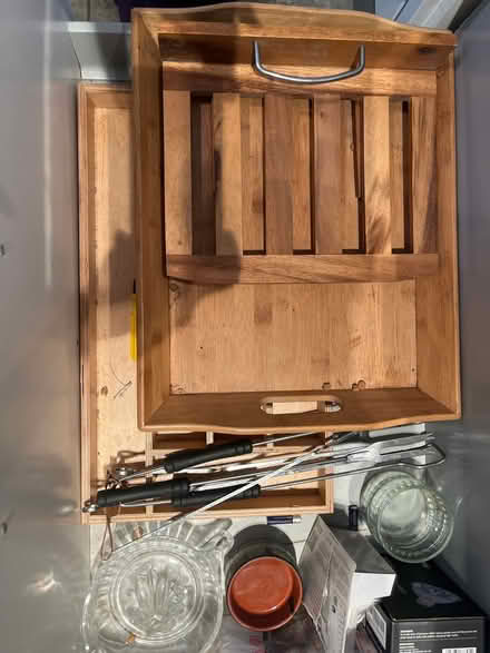 Photo of free Wooden tray, utensil organizer, etc (Highbury N7) #1