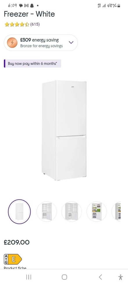 Photo of Fridge-freezer (Bramley LS13) #1