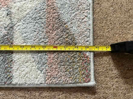 Photo of free Grey, Cream and Light Pink Rug (CT2) #3