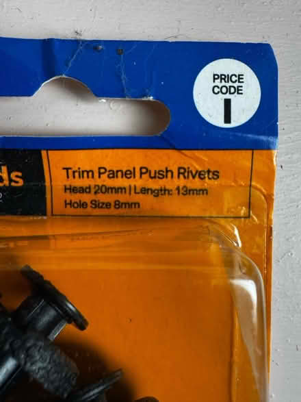 Photo of free Trim panel rivets (Anfield) #3