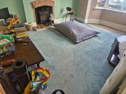 Photo of free Spearmint blue carpet and underlay (Beeston NG9) #1