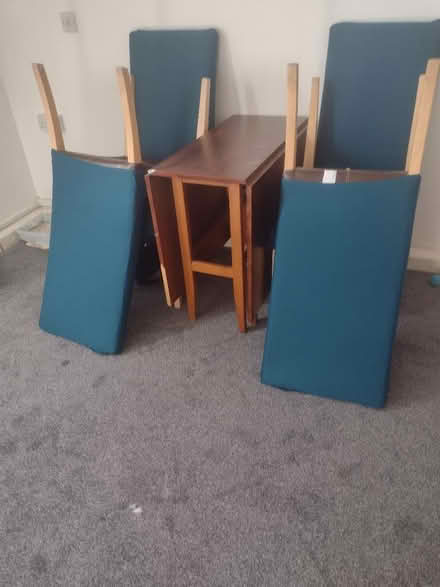 Photo of free Dining Table and 4 Chairs (Bradford BD4) #2