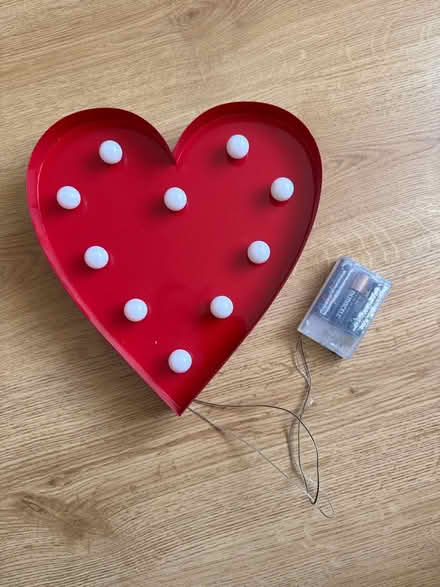 Photo of free Heart shaped light (Morden, SM4) #1
