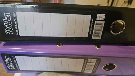 Photo of free 2 x lever arch files not used (Cheshunt EN8) #1
