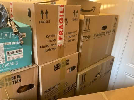 Photo of free Moving boxes plus bubble wrap (Crewe CW2) #1