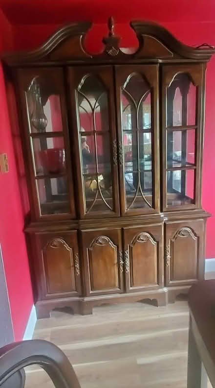 Photo of free china cabinet (lacey, off College St) #1