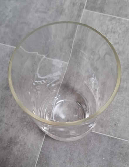 Photo of free Glass vase / container / votive (Boughton Monchelsea ME17) #2
