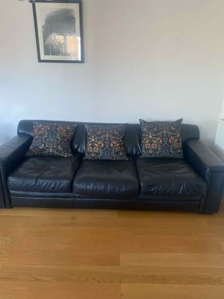 Photo of free 4seater Dansk leather sofa (SS17 horndon on the hill) #1