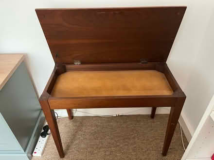 Photo of free Small Dark Wood Storage Table (CT2) #2